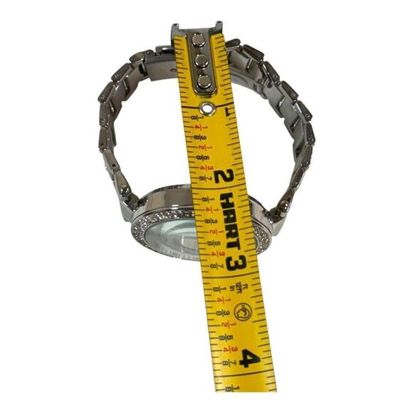 Michael Kors Womens Silver Stainless Steel Watch MKRhinestone Bezel Needs Batter - Picture 5 of 9